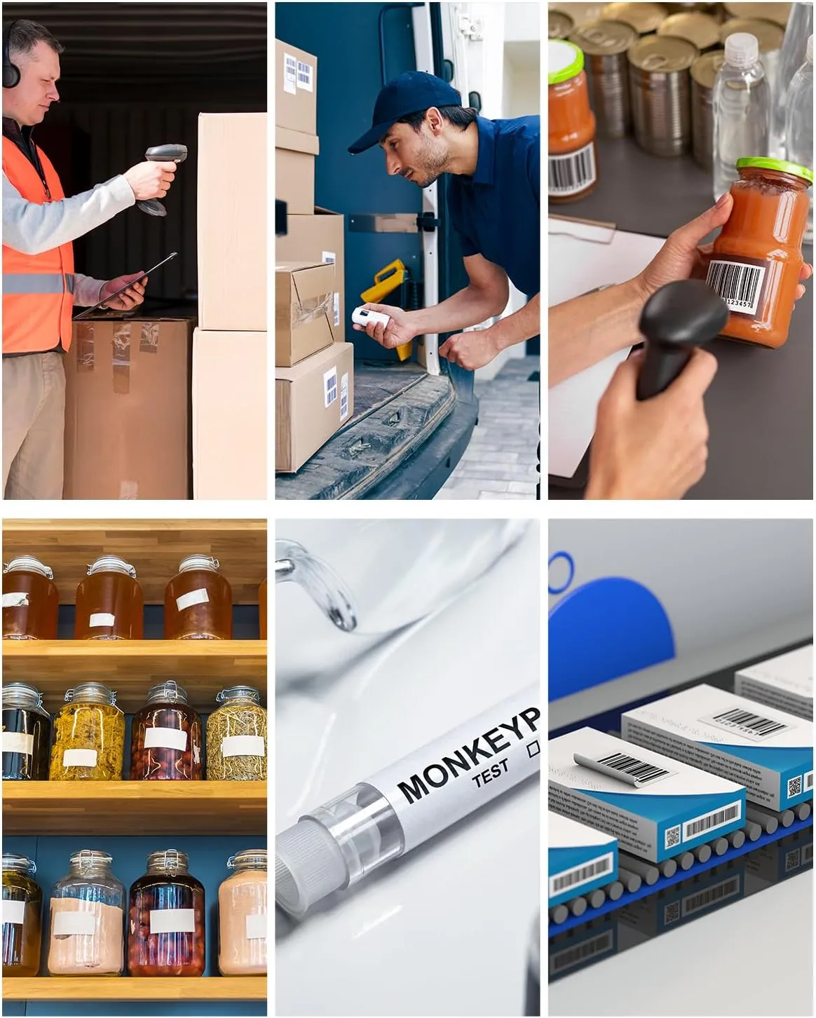 Compatible for DYMO LabelWriter Printers 5XL, 550, 550 Turbo, 450 Duo, 450 Twin Turbo, 4XL, 450, Wireless, 2-1/4" x 1-1/4", 30334 Multi-Purpose Labels with Chip, 2 Rolls, Total 2000 Labels