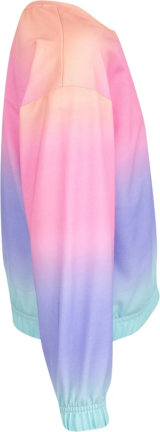 Converse Girl's Dropped Shoulder Hacci Crew (Big Kids)