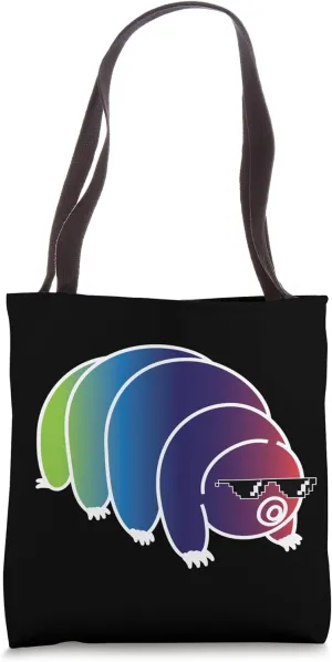 Cool Tardigrade Rainbow I Water Bear Biology Tote Bag