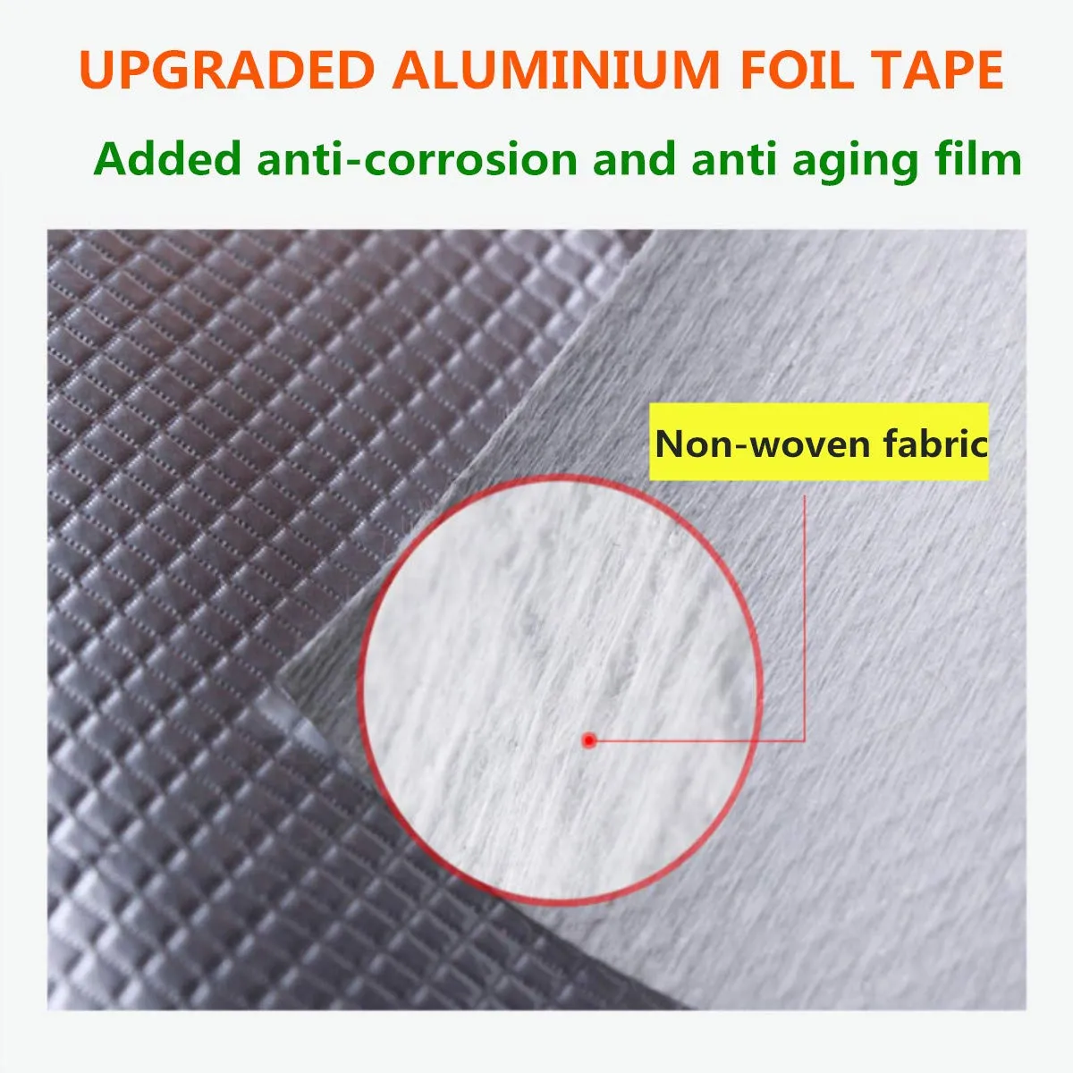 COSIMIXO Aluminum Foil Butyl Tape 4" x 16.5Ft (10cm x 5m) Extra Thickness Upgraded Strong Butyl Waterproof Tape, Repair for Boat,Pipe, HVAC Ducts, Roof Crack, RV, Awning, Window Sealing, Silver