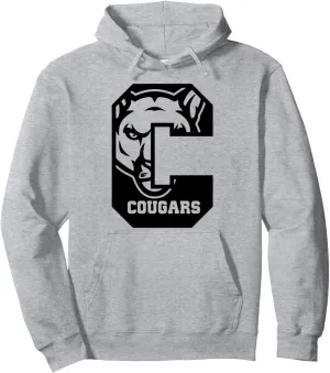 Cougars Football School Sports Fan Team Spirit Pullover Hoodie