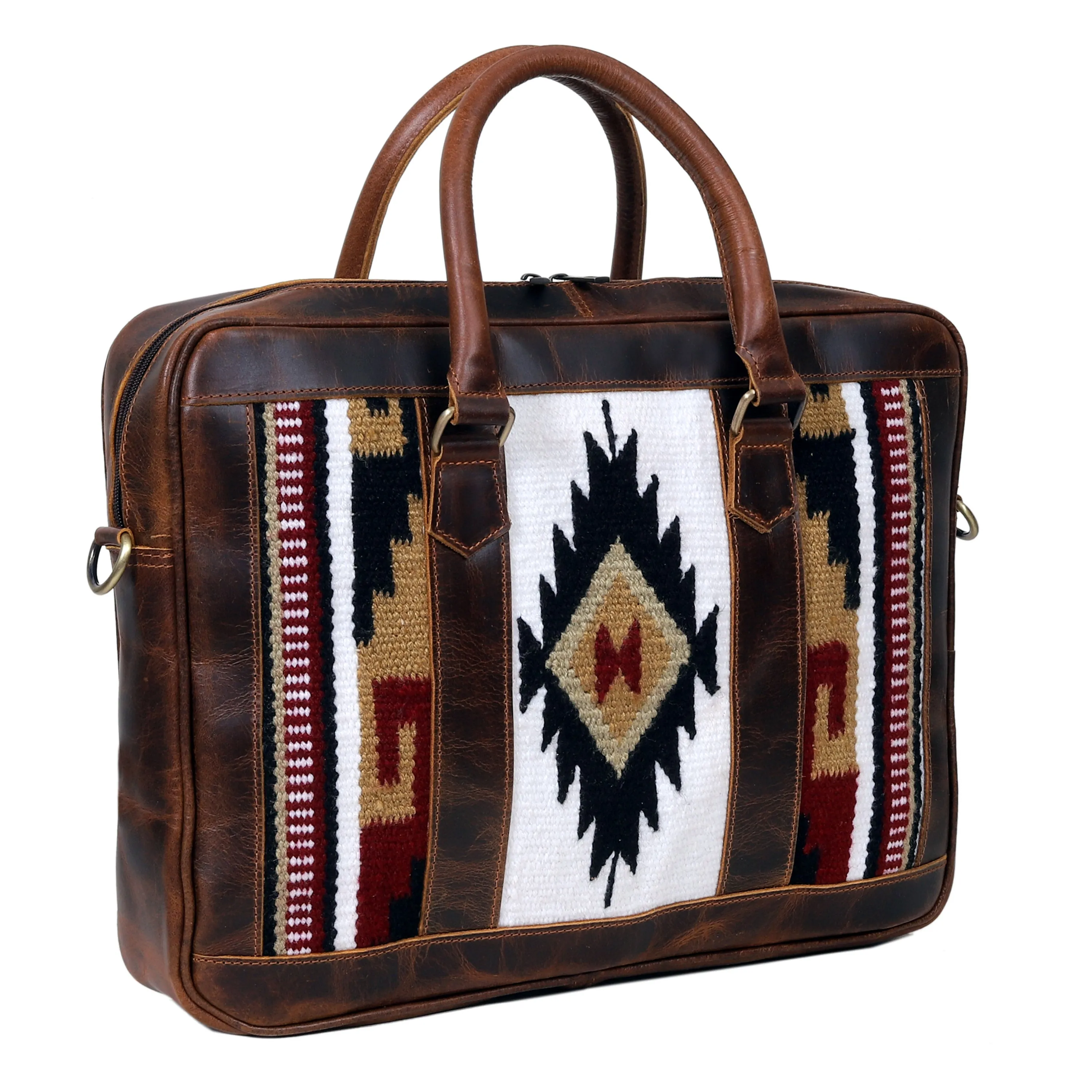 Cowhide Leather Messenger Bag