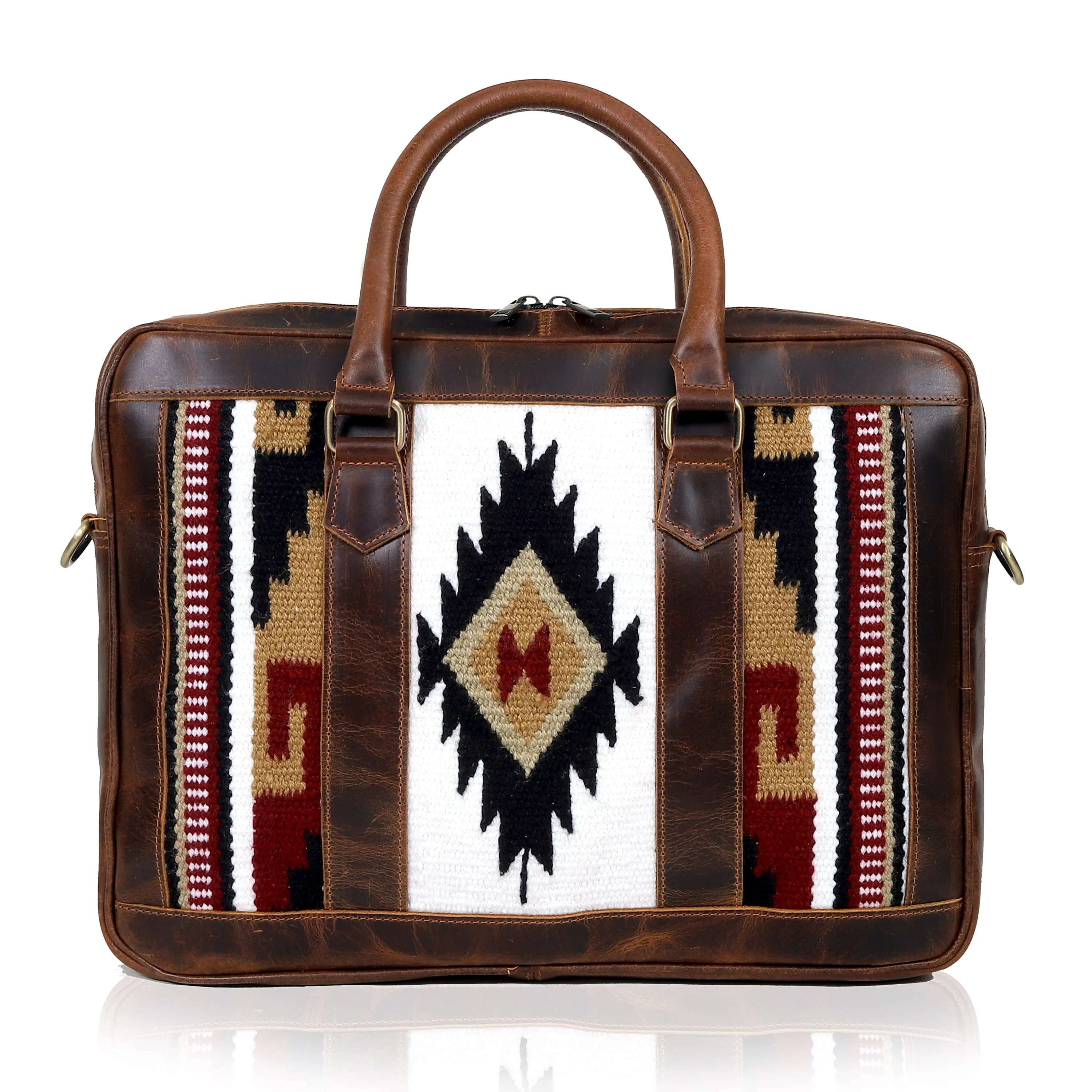 Cowhide Leather Messenger Bag