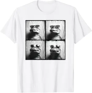 Crocodile Wearing Sunglasses Quirky Alligator Funny Animal T-Shirt