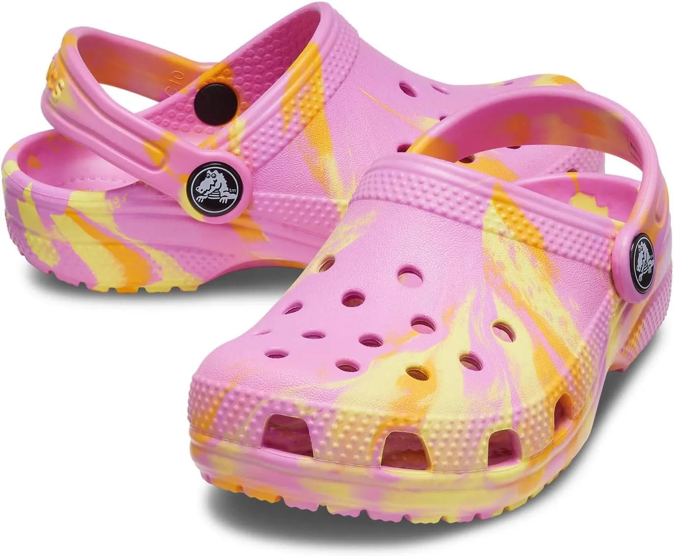 Crocs Kids' Classic Marbled Tie-Dye Clog