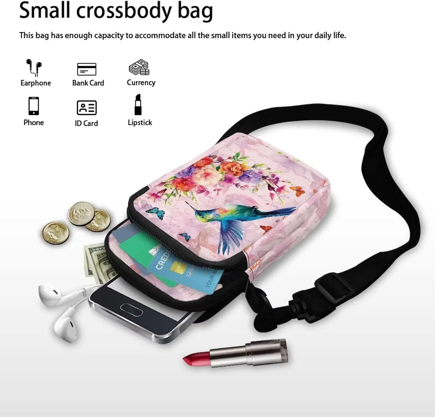 Crossbody Bag for Men Women Crossbody Travel Bag Cross Body Bag