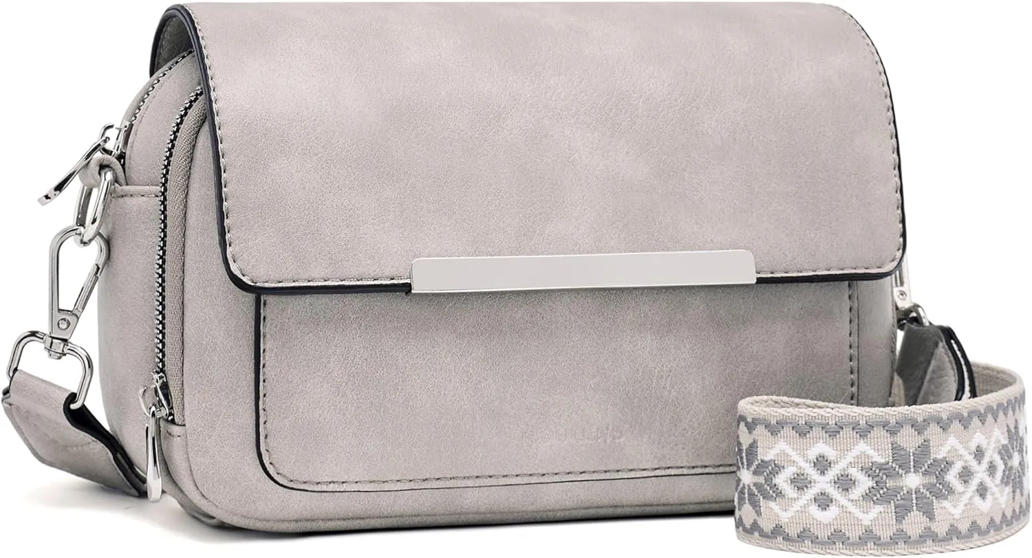 Crossbody Bags for Women Small Crossbody Wallet Purses with Card Slots Leather Shoulder Handbags Travel/Daily Use