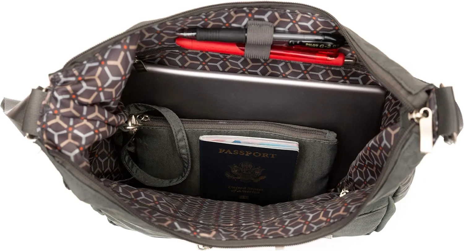 Crossbody Purse with RFID Passport Holder, Shoulder Bag for Women, Lightweight Bag for Travel, Cruise and Everyday
