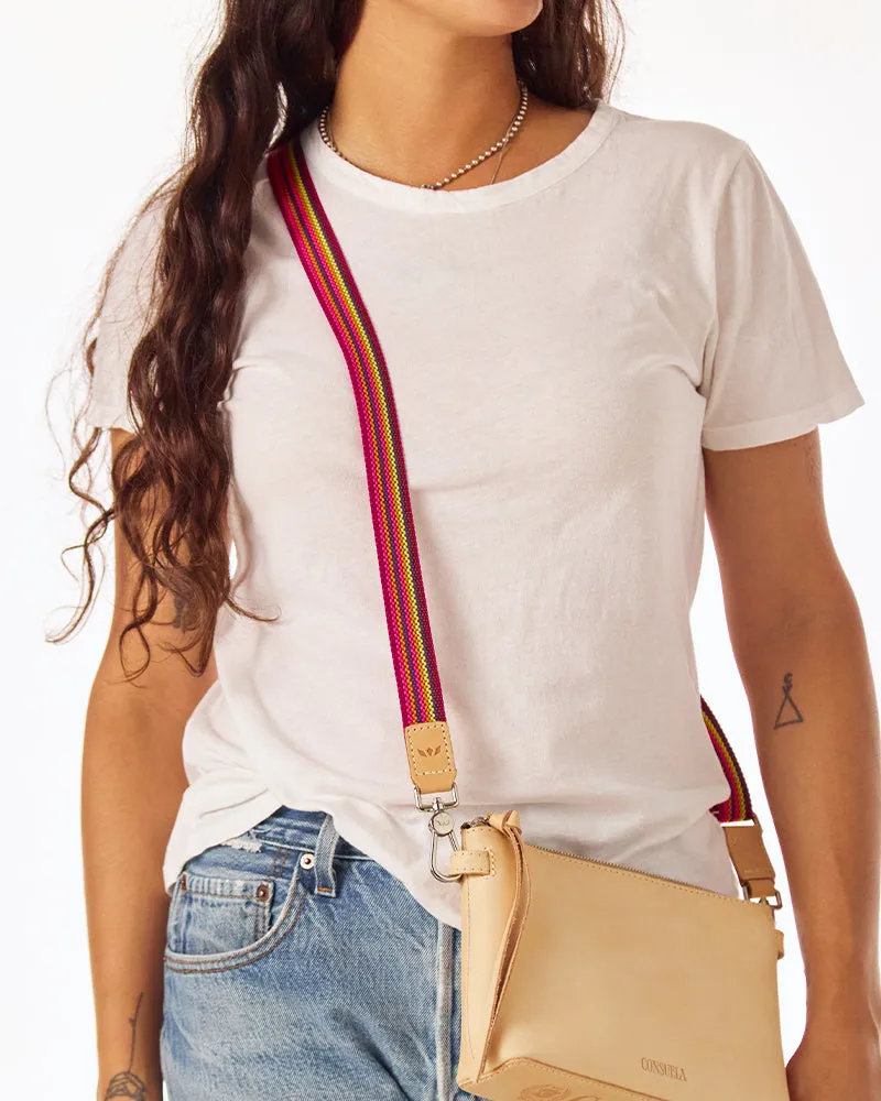Crossbody Strap Slim Bubbles Webbing