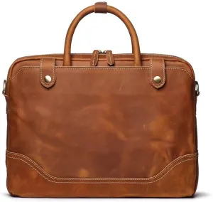 CSCDD Handbag Computer Documents Men's Briefcase Single Leather Bag Shoulder Office