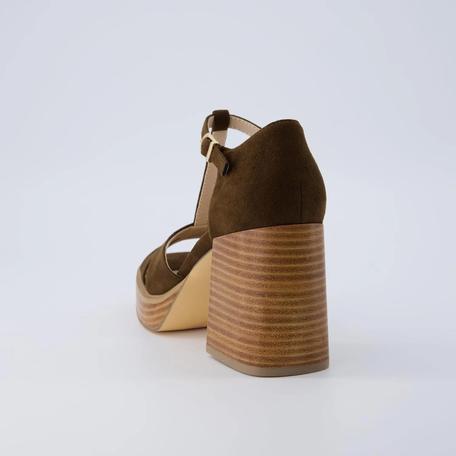 CUSHIONAIRE Women's Delano Mary Jane Platform Heels  Memory Foam, Wide Widths Available