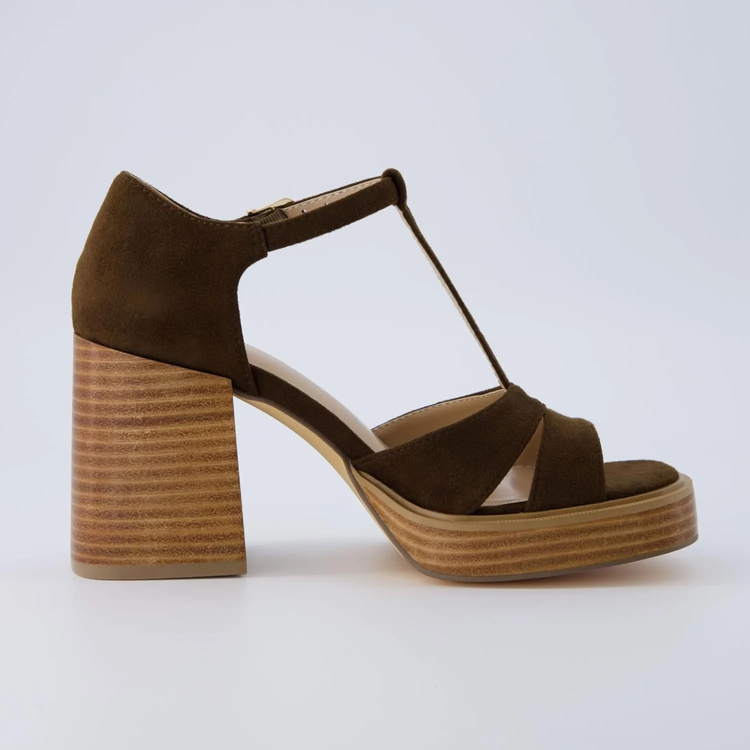 CUSHIONAIRE Women's Delano Mary Jane Platform Heels  Memory Foam, Wide Widths Available