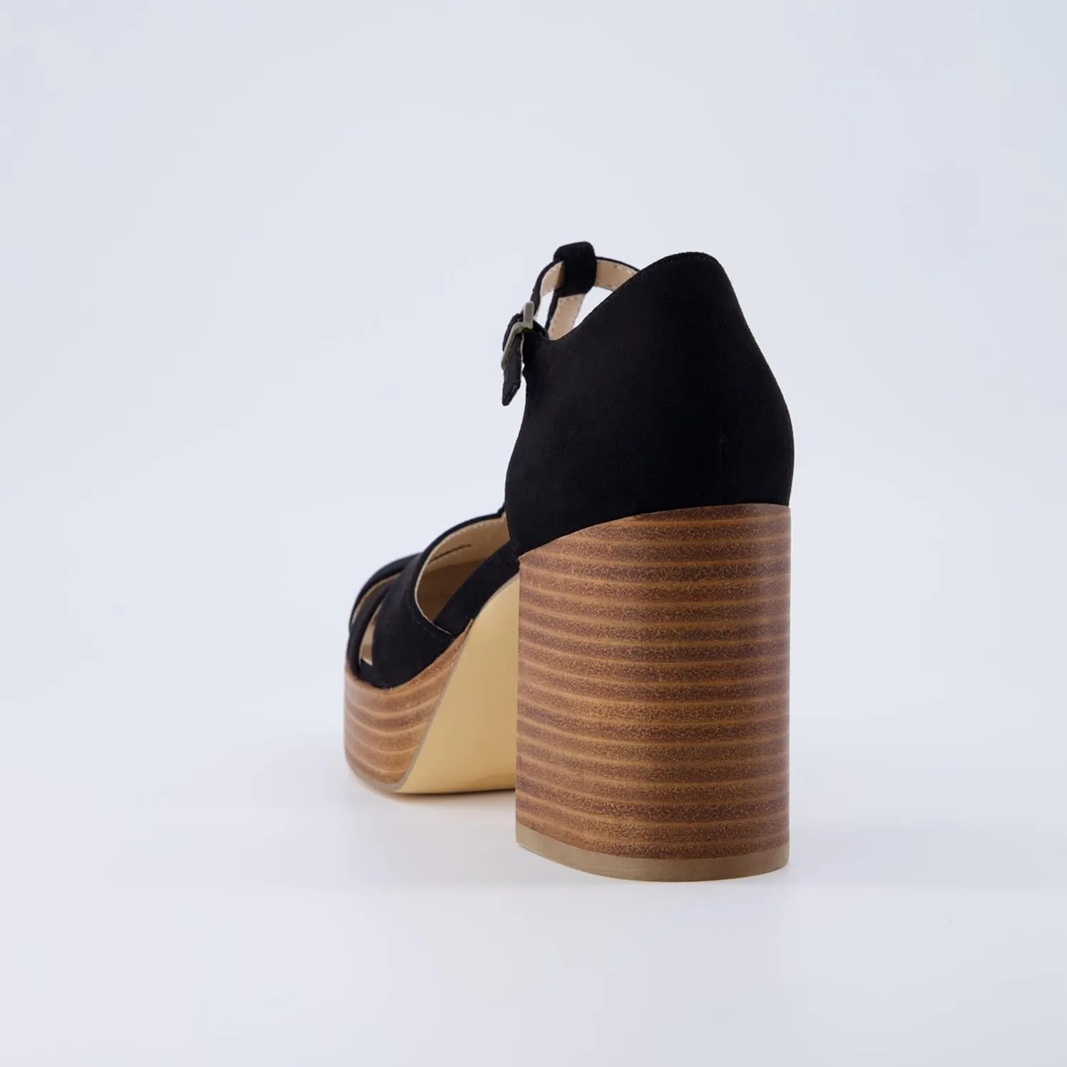 CUSHIONAIRE Women's Tizzy Mary Jane Platform Heels  Memory Foam, Wide Widths Available