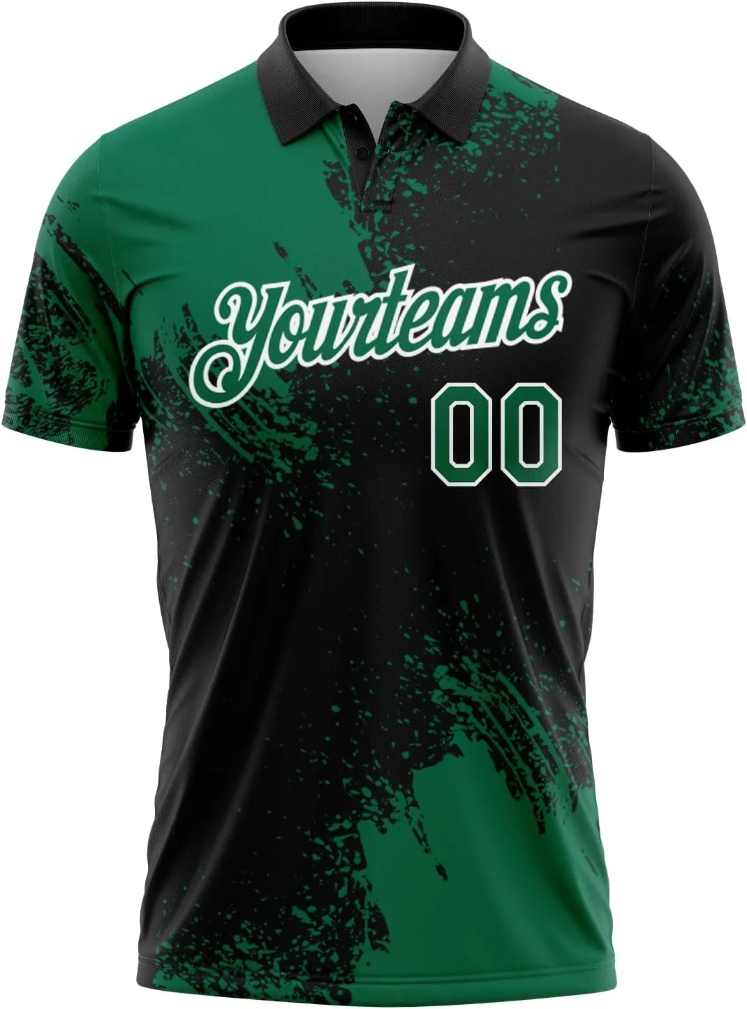 Custom Golf Bowling Polo Shirts Personalized Brush Style Tennis Jerseys Casual Business Work Uniforms for Adult Youth