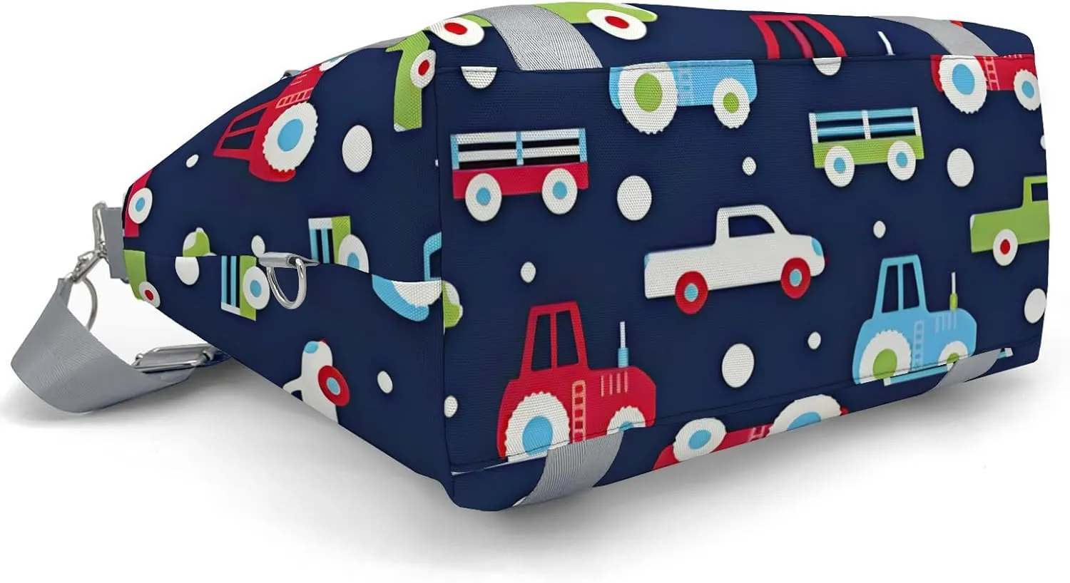 Custom Kids Taxi Red Truck Duffel Overnight Dance Bag for Girls Personalized Dance Duffle Bag for Women Girls Customized Kids Gifts