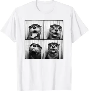 Cute Otter Face Love Otters Funny Animal Sea Otter Lover T-Shirt