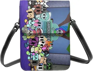 Dandy'S World Bag, Leather Women'S Small Crossbody Designer Phone Bag With Adjustable Strap