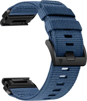 DASEB Nylon Watch Bands For Garmin Fenix 7X/6X/5X/Enduro 2, Quick Fit 26mm Adjustable Woven Nylon Sports Wrist Strap with Stainless Steel Clasp for Tactix 7 Pro