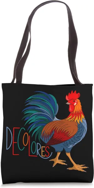 DeColores Cursillo Rooster Tote Bag