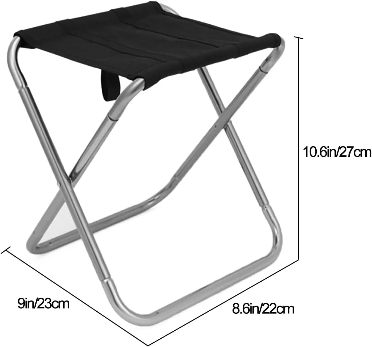 DELURA Ultralight Portable Folding Camping Stool for Outdoor Fishing Hiking Backpacking Travelling Little Stools (Color : D)