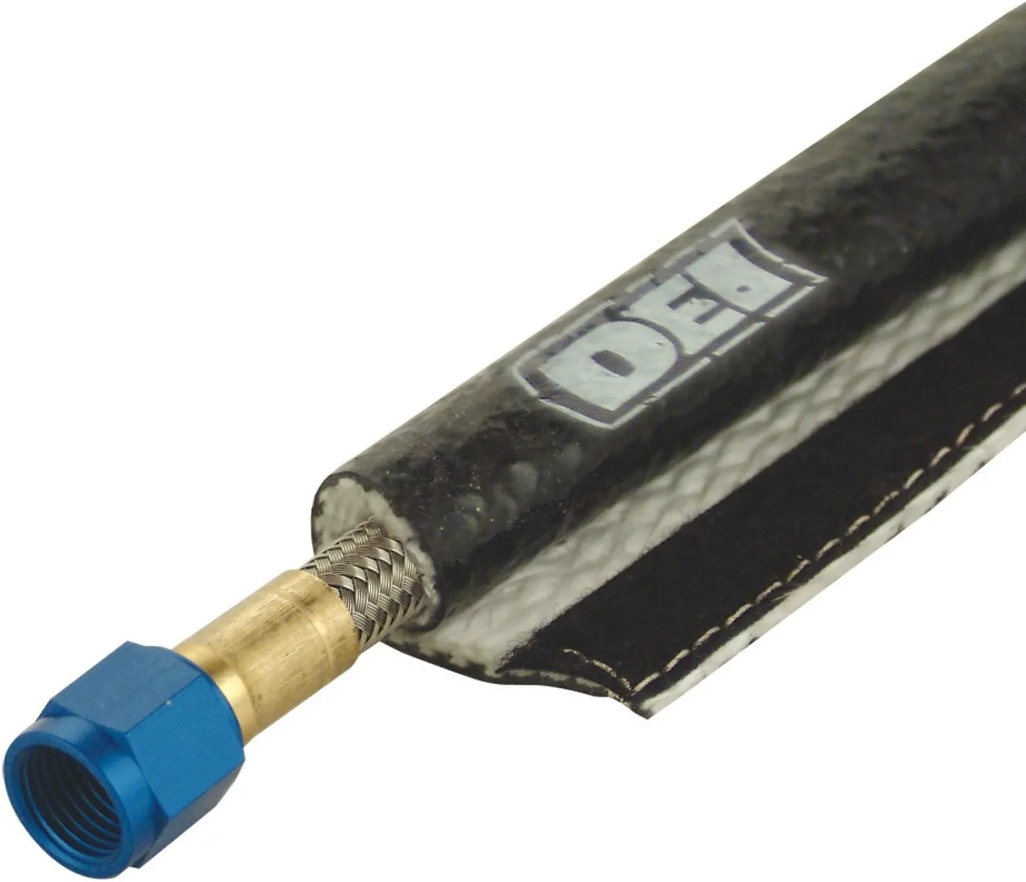 Design Engineering 010479 Fire Wrap 3000 1.5" x 24" Heat Protection Sleeve for Wires, Hoses, etc. (with Hook and Loop Closure)