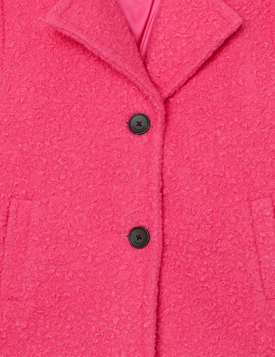 Desigual Girl Woven Fake Fur