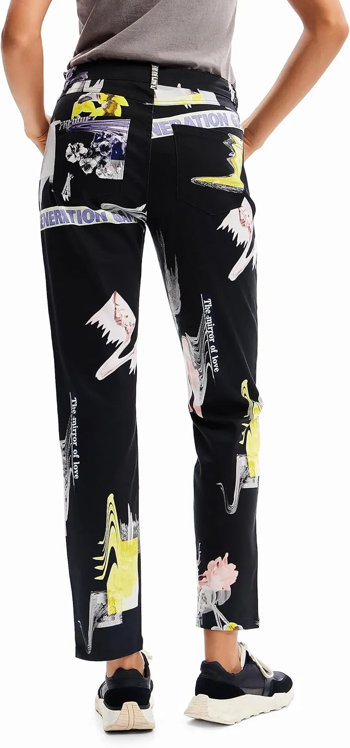 Desigual Women's Woman Woven Long Trousers