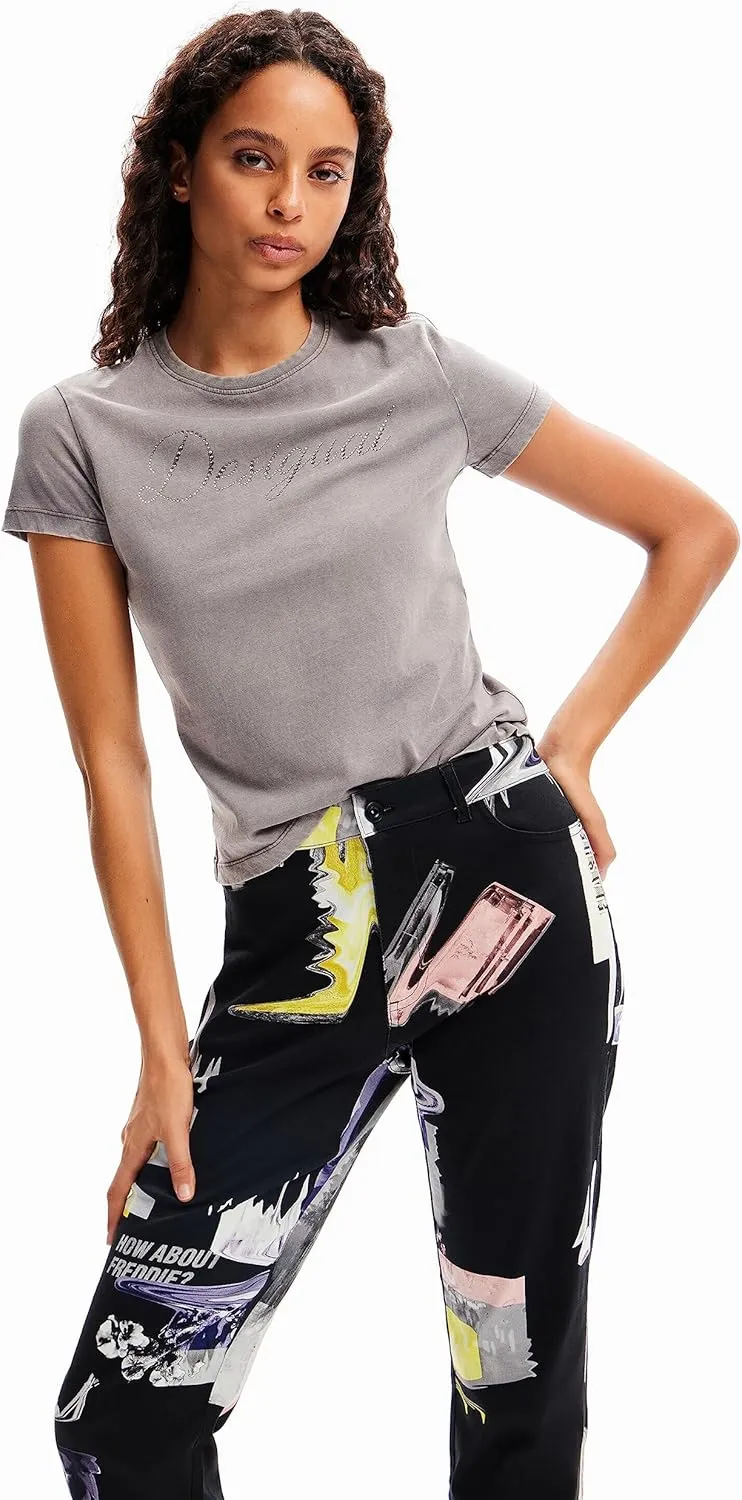 Desigual Women's Woman Woven Long Trousers