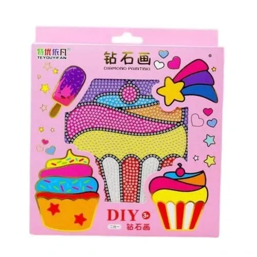 Diamond Crystal Painting Stickers: Mosaic Art Kit for Kids-4Y 