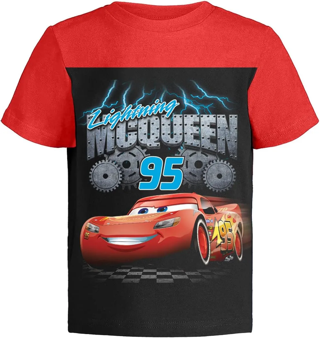 Disney Cars Lightning McQueen Pixar Graphic T-Shirt (Sets) Tow Mater Doc Cruz Finn Outfit Tee Toddlers Birthday Kids Clothes