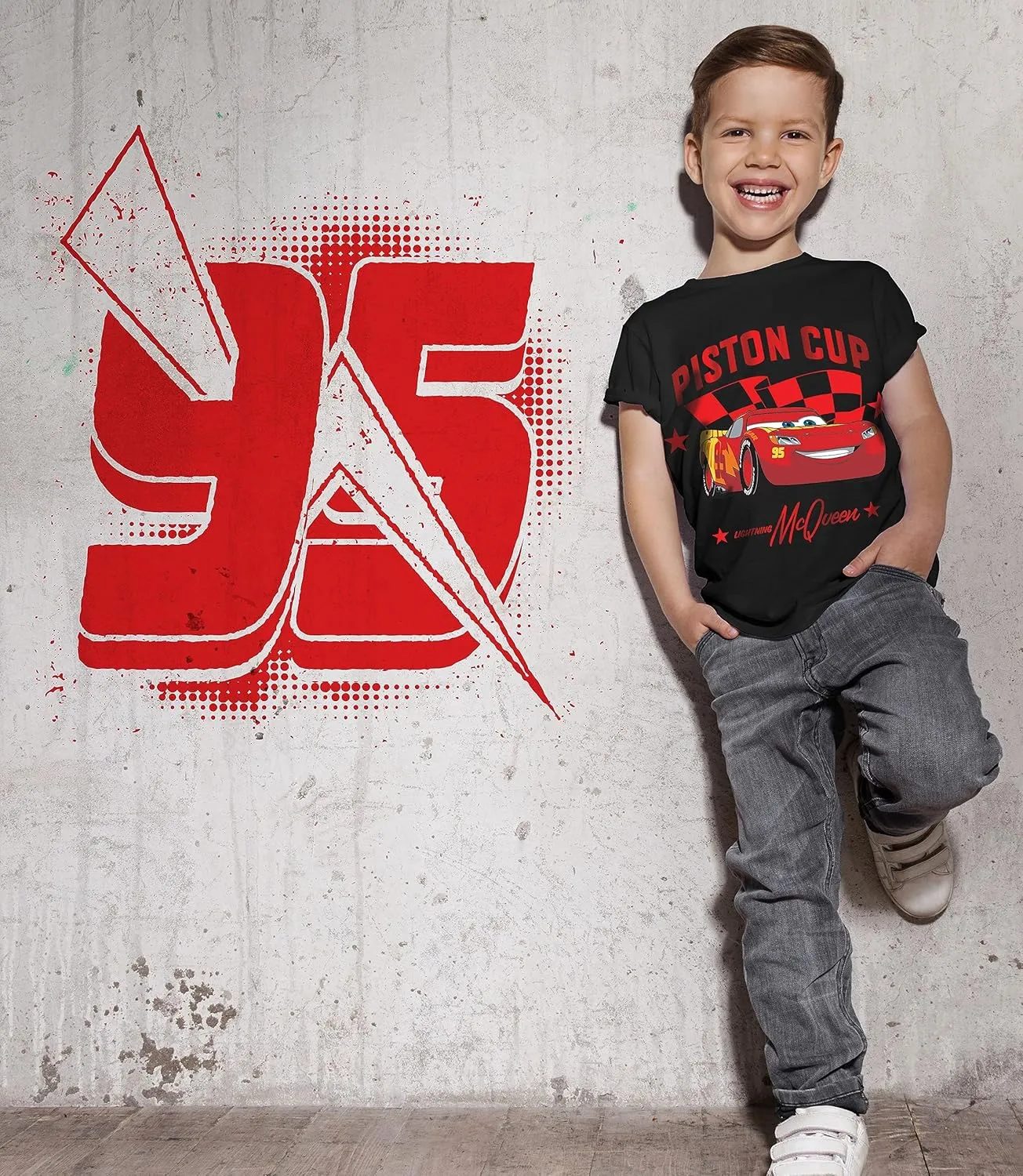Disney Cars Lightning McQueen Pixar Graphic T-Shirt (Sets) Tow Mater Doc Cruz Finn Outfit Tee Toddlers Birthday Kids Clothes