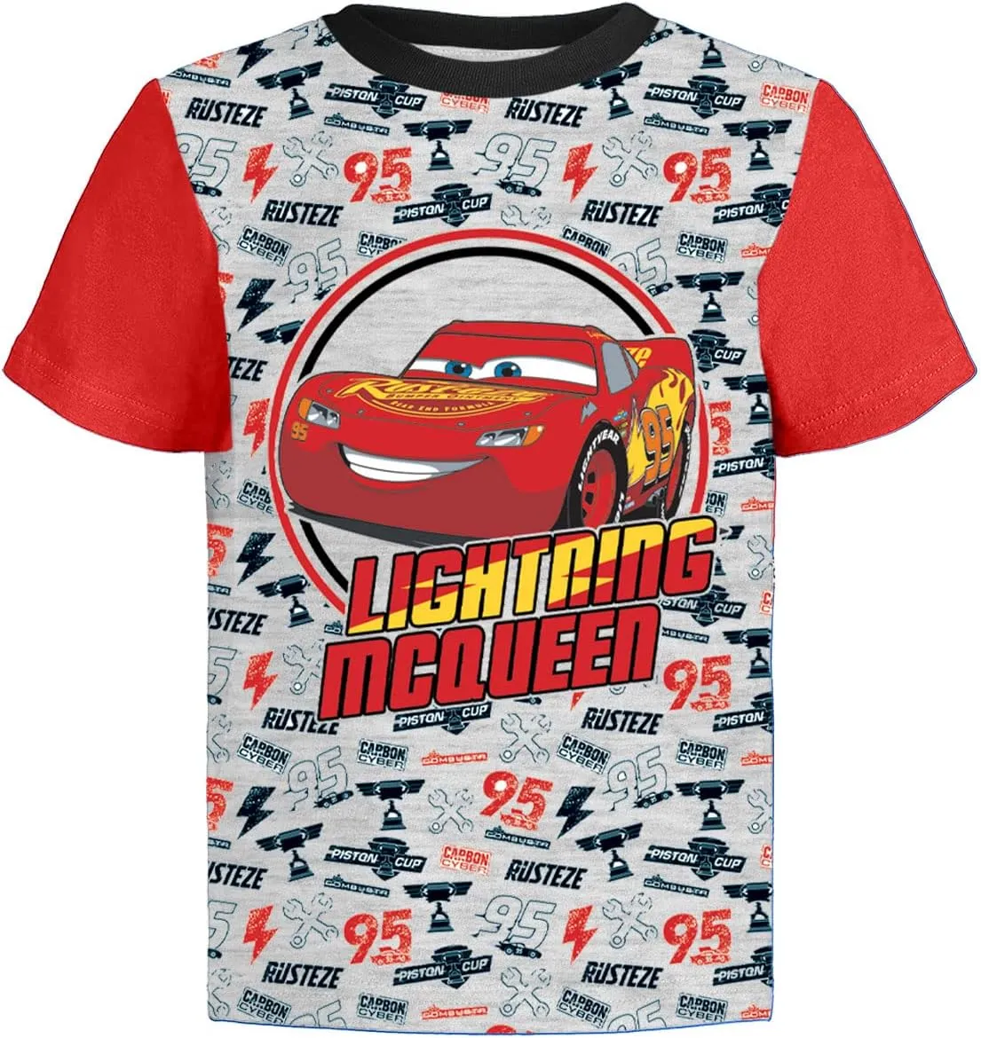 Disney Cars Lightning McQueen Pixar Graphic T-Shirt (Sets) Tow Mater Doc Cruz Finn Outfit Tee Toddlers Birthday Kids Clothes