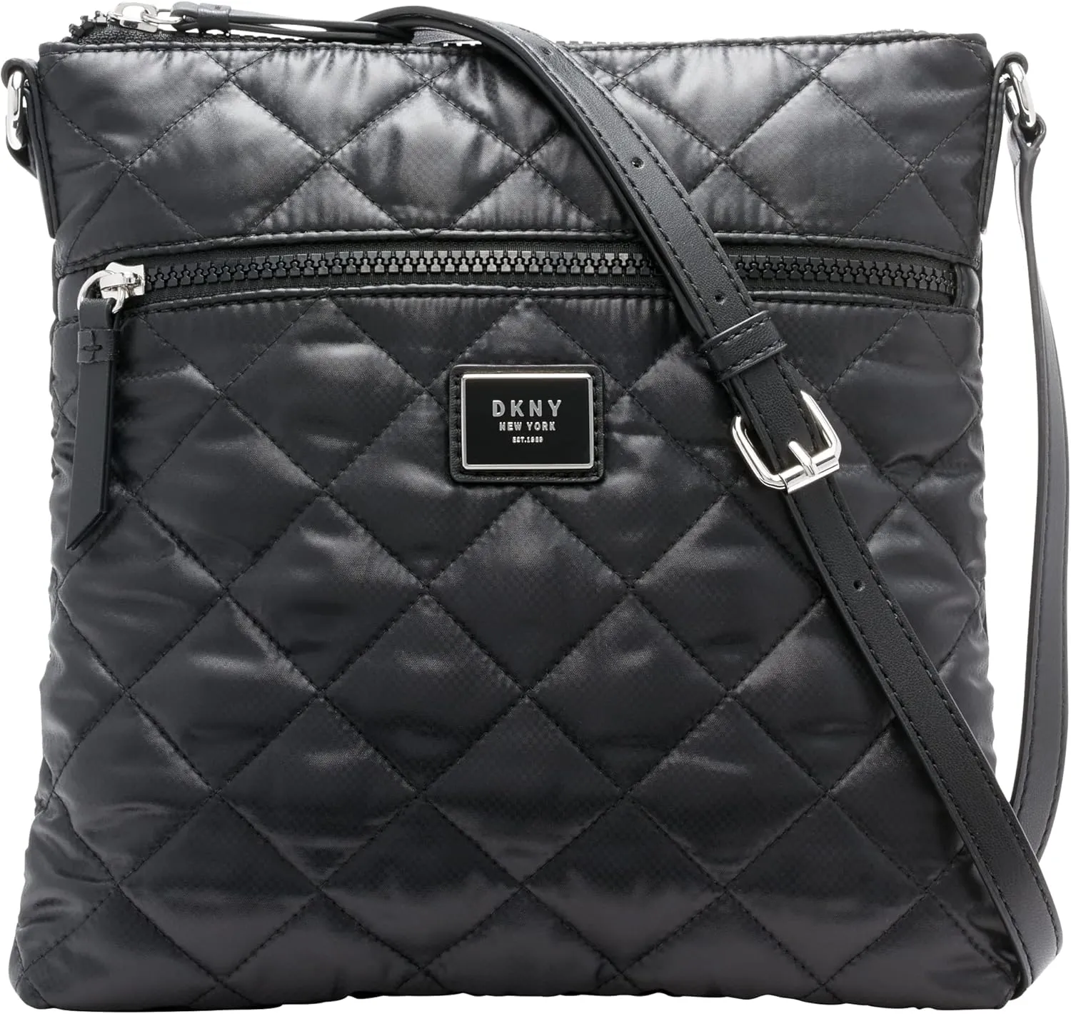 DKNY womens Everyday Multipurpose Handbag Crossbody, Blk/Black, One Size US