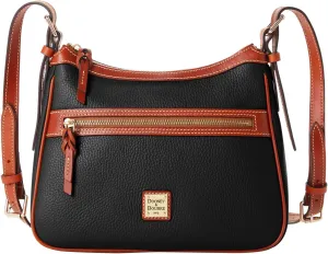 Dooney & Bourke Women's Presley Crossbody in Pebble Grain Leather, Medium Sized Handbag with Adjustable Shoulder Strap