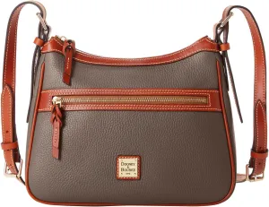 Dooney & Bourke Women's Presley Crossbody in Pebble Grain Leather, Medium Sized Handbag with Adjustable Shoulder Strap