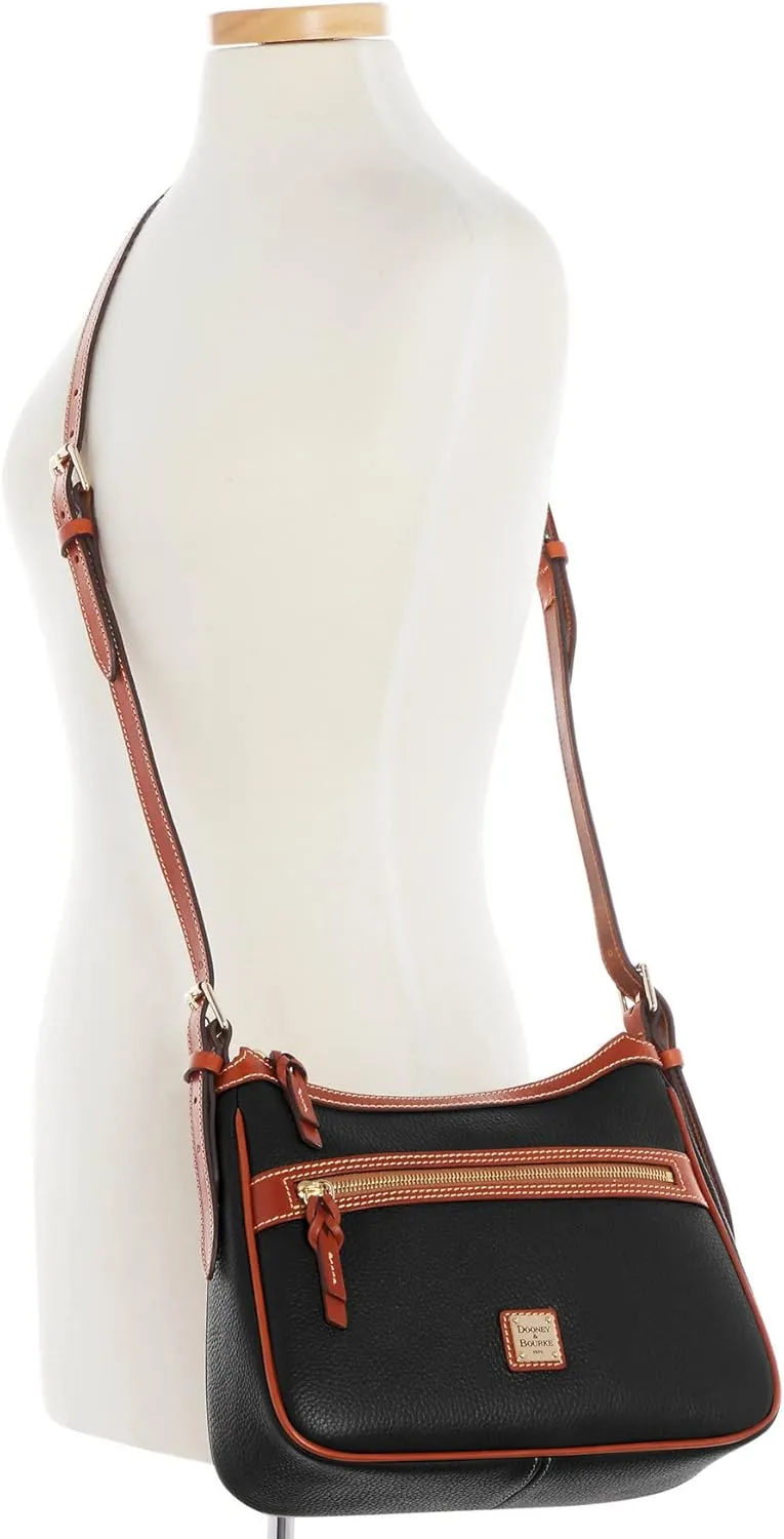 Dooney & Bourke Women's Presley Crossbody in Pebble Grain Leather, Medium Sized Handbag with Adjustable Shoulder Strap