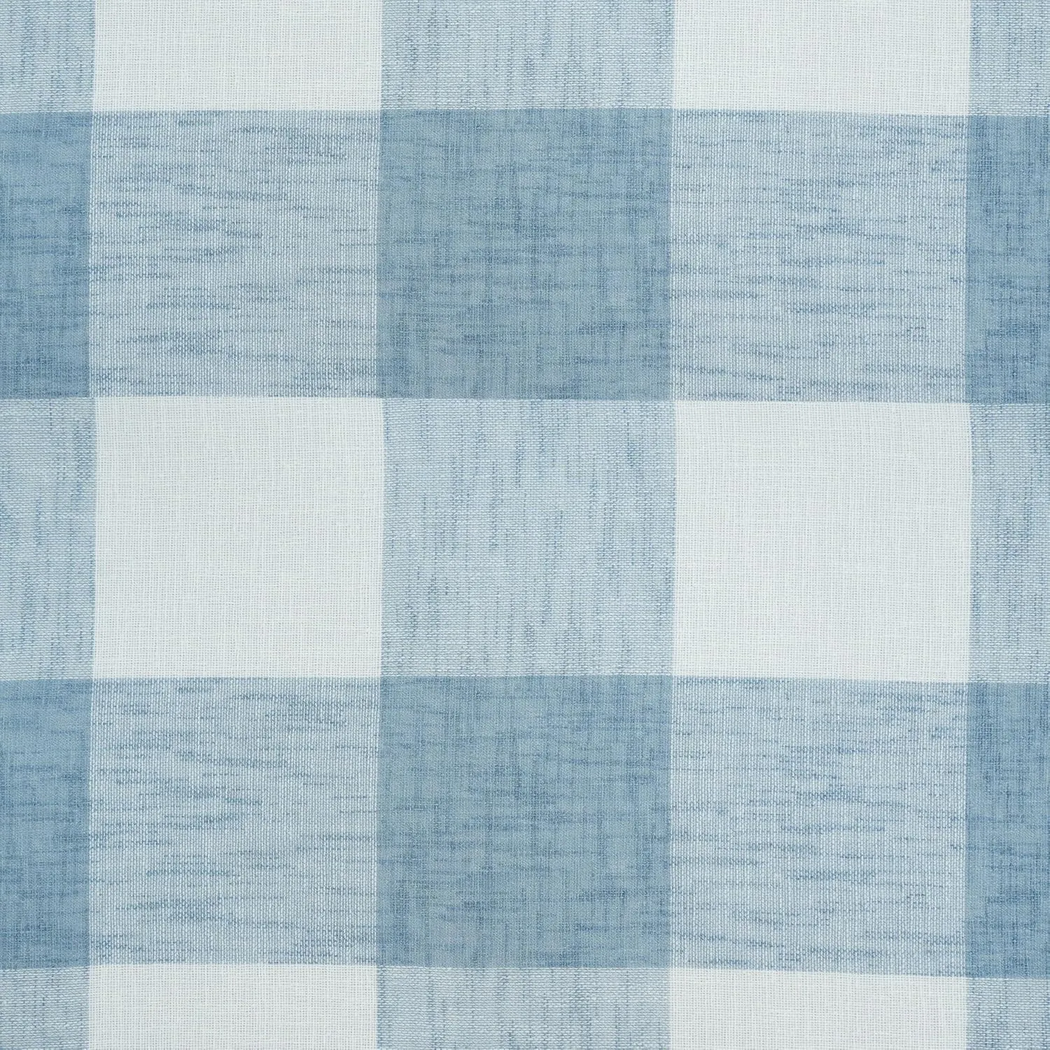 DriftAway Buffalo Plaid Check Curtains Woven Plaid Pattern Lined Blackout Thermal Insulated Window Curtain Grommet 2 Layers 2 Panels 52 Inch by 84 Inch Dusty Blue