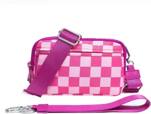 DualMode 2 in 1 Wallet – Nylon Wristlet & Crossbody Bag for Women, Fits Most Smartphones
