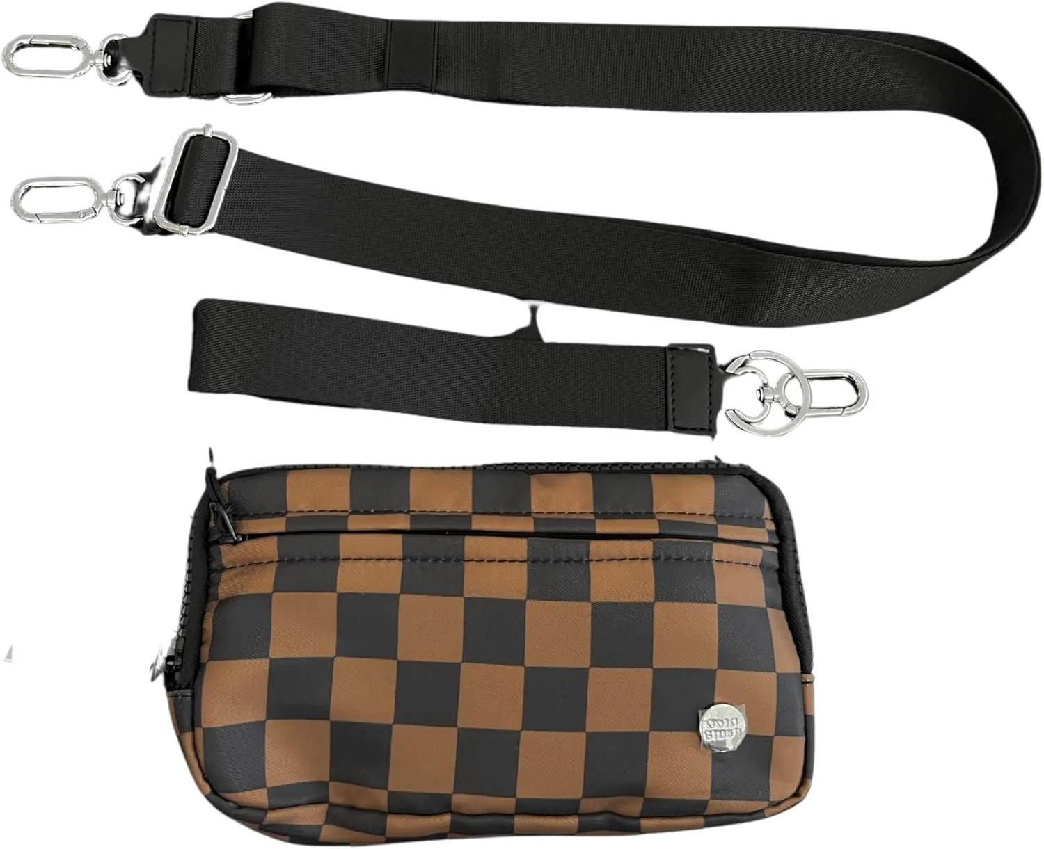 DualMode 2 in 1 Wallet – Nylon Wristlet & Crossbody Bag for Women, Fits Most Smartphones