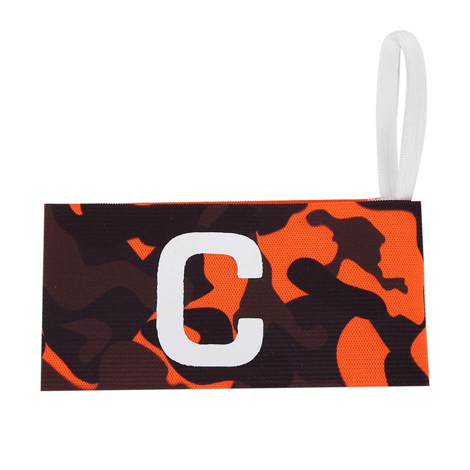 Durable Nylon Outdoor Team Sports Groups Soccer Armbands Adjustable Player Bands Orange