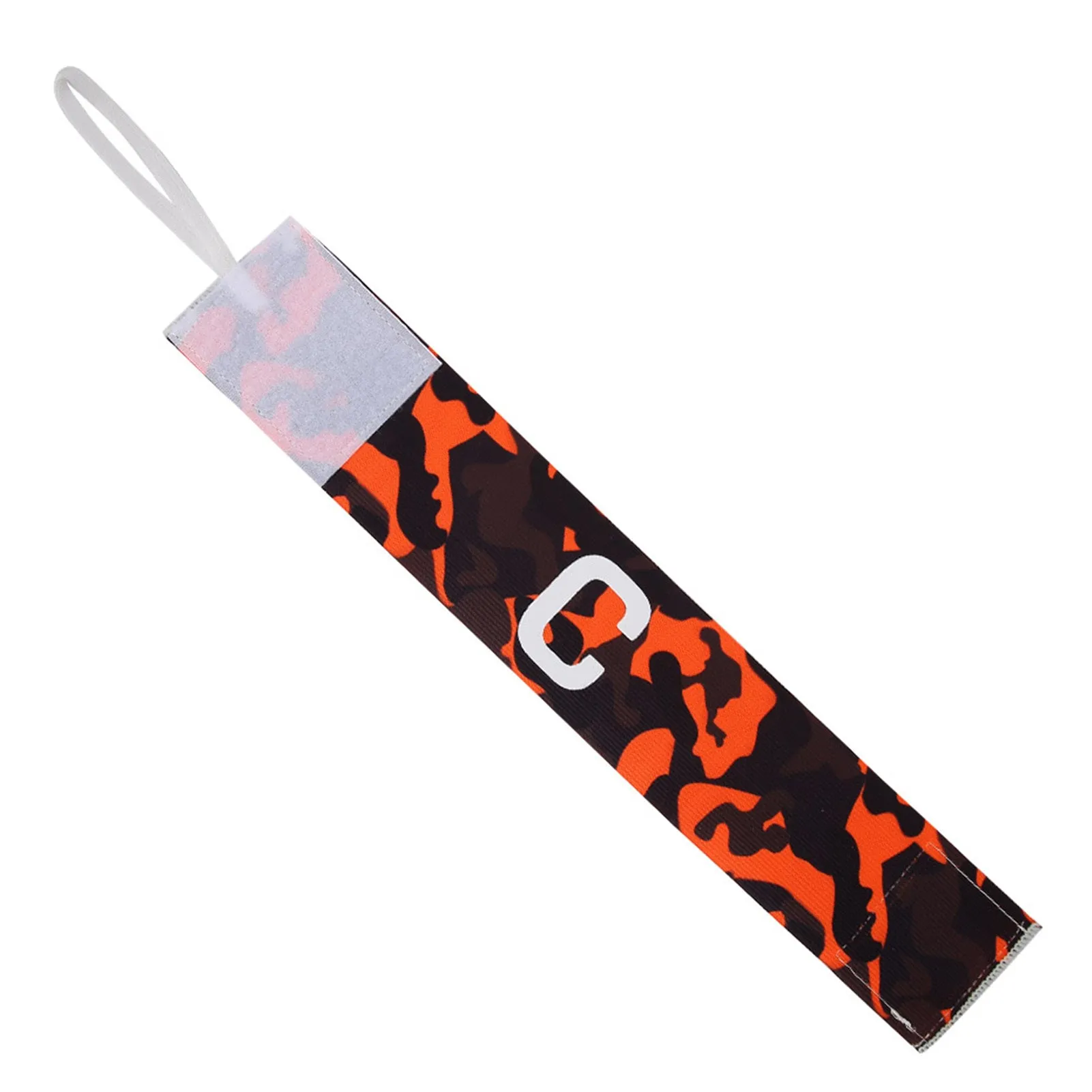 Durable Nylon Outdoor Team Sports Groups Soccer Armbands Adjustable Player Bands Orange