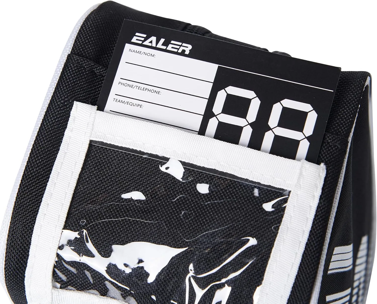 Ealer Hab300 Hockey Tape Accessory Bag, Large Capacity Tape Bag with Double Zipper, Protect Your Hockey Accessories