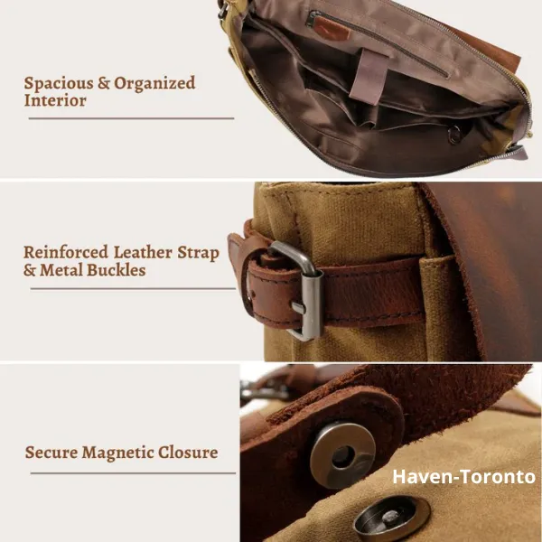 Efficient operation Canvas Crossbody PETERSBURG On-budget Messenger Bag |