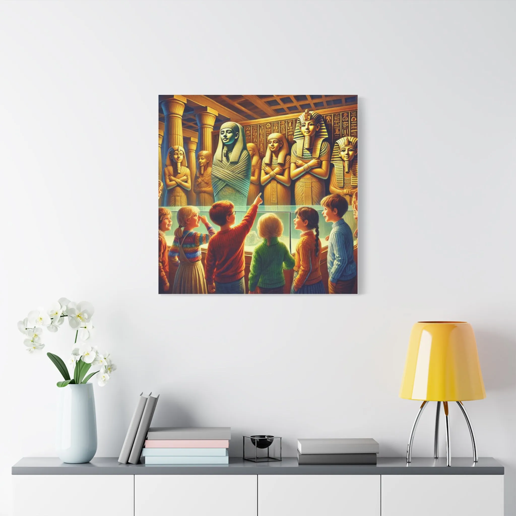 Egyptian Adventure Wall Art - Matte Canvas, Stretched, Gifts for friends, Gifts for love ones, Home decoration, Office decoration