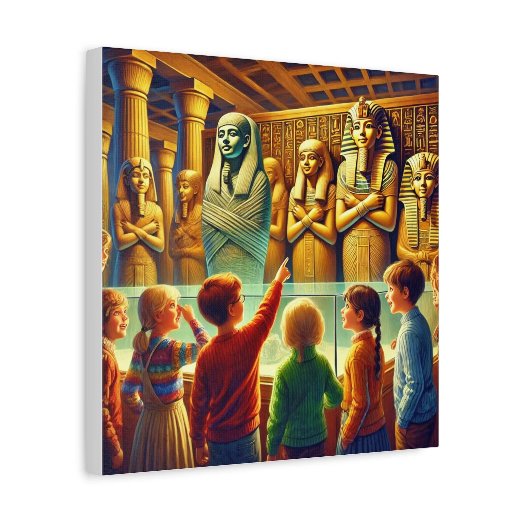 Egyptian Adventure Wall Art - Matte Canvas, Stretched, Gifts for friends, Gifts for love ones, Home decoration, Office decoration