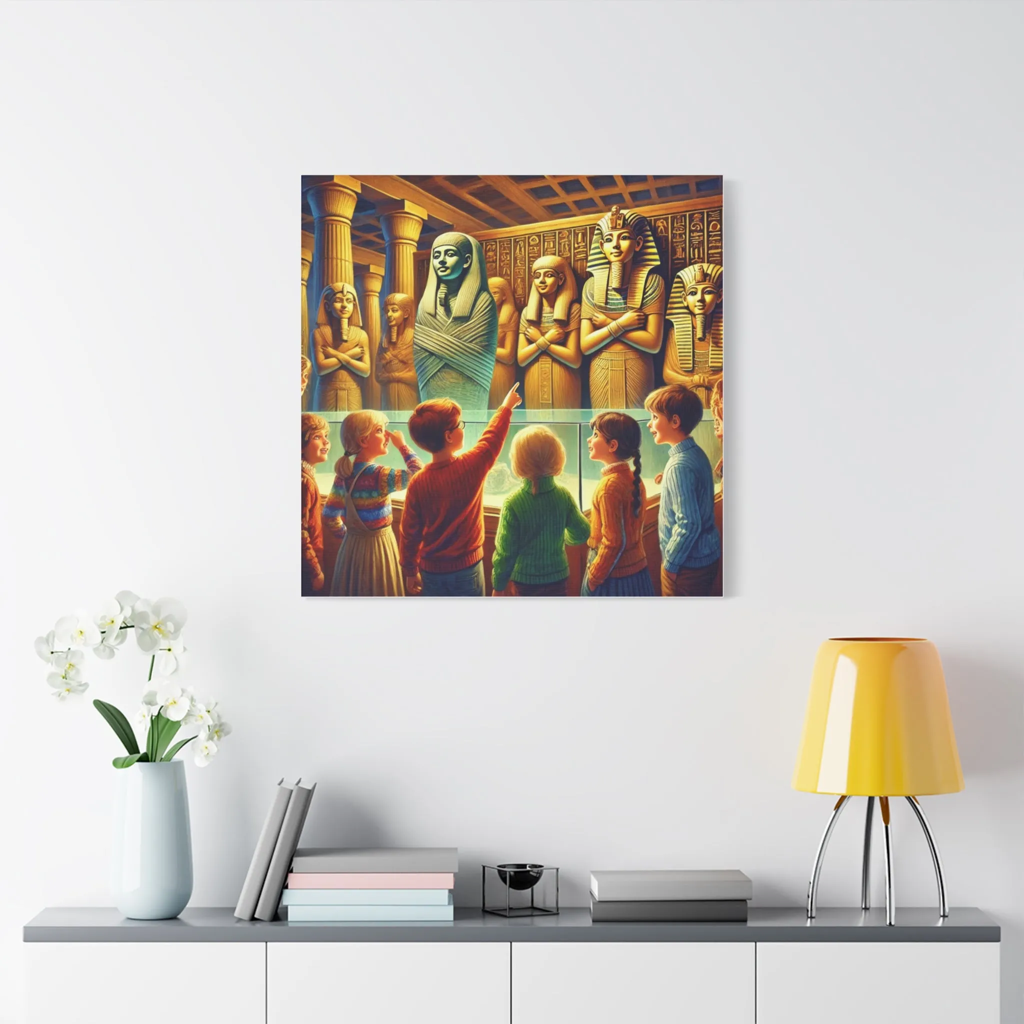 Egyptian Adventure Wall Art - Matte Canvas, Stretched, Gifts for friends, Gifts for love ones, Home decoration, Office decoration