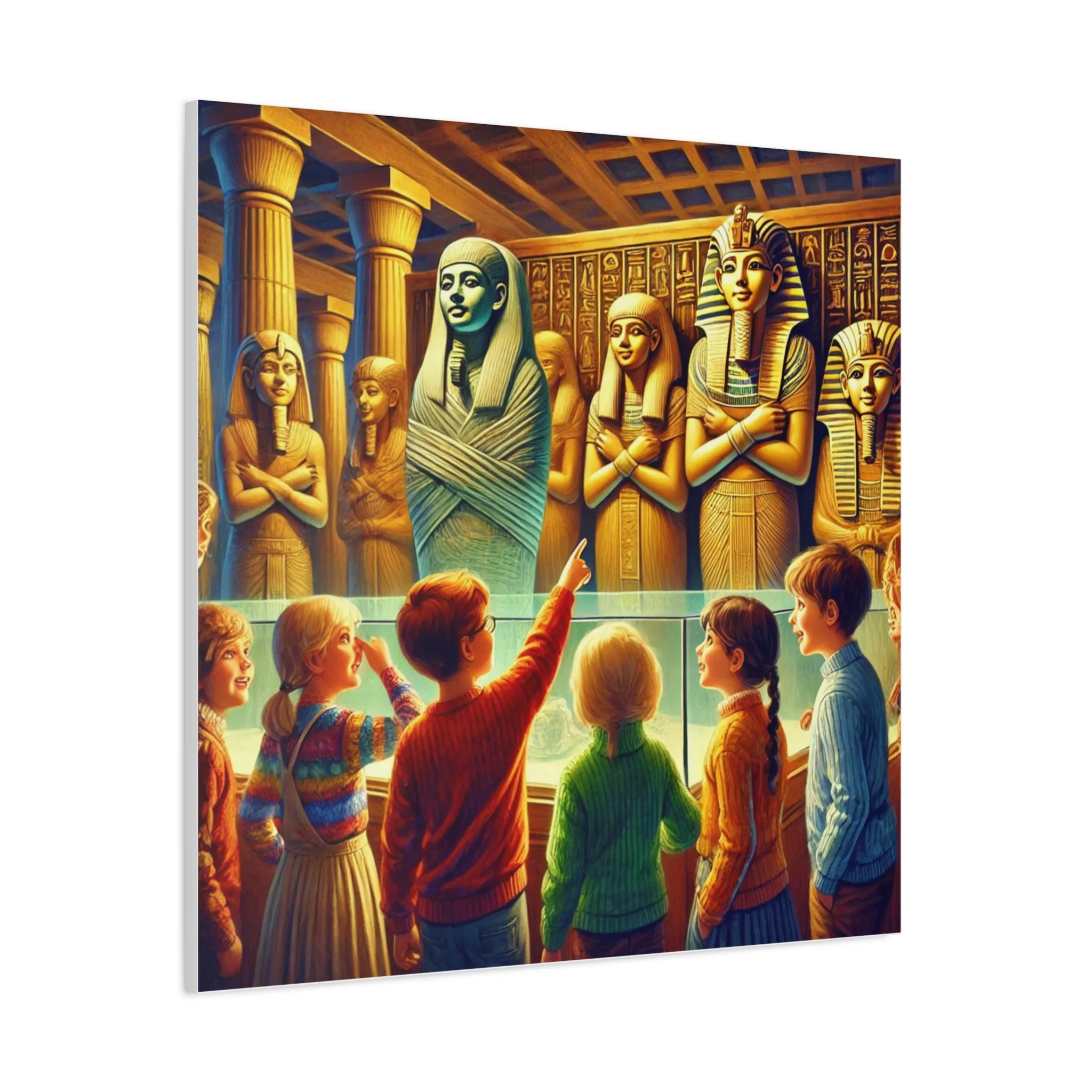 Egyptian Adventure Wall Art - Matte Canvas, Stretched, Gifts for friends, Gifts for love ones, Home decoration, Office decoration