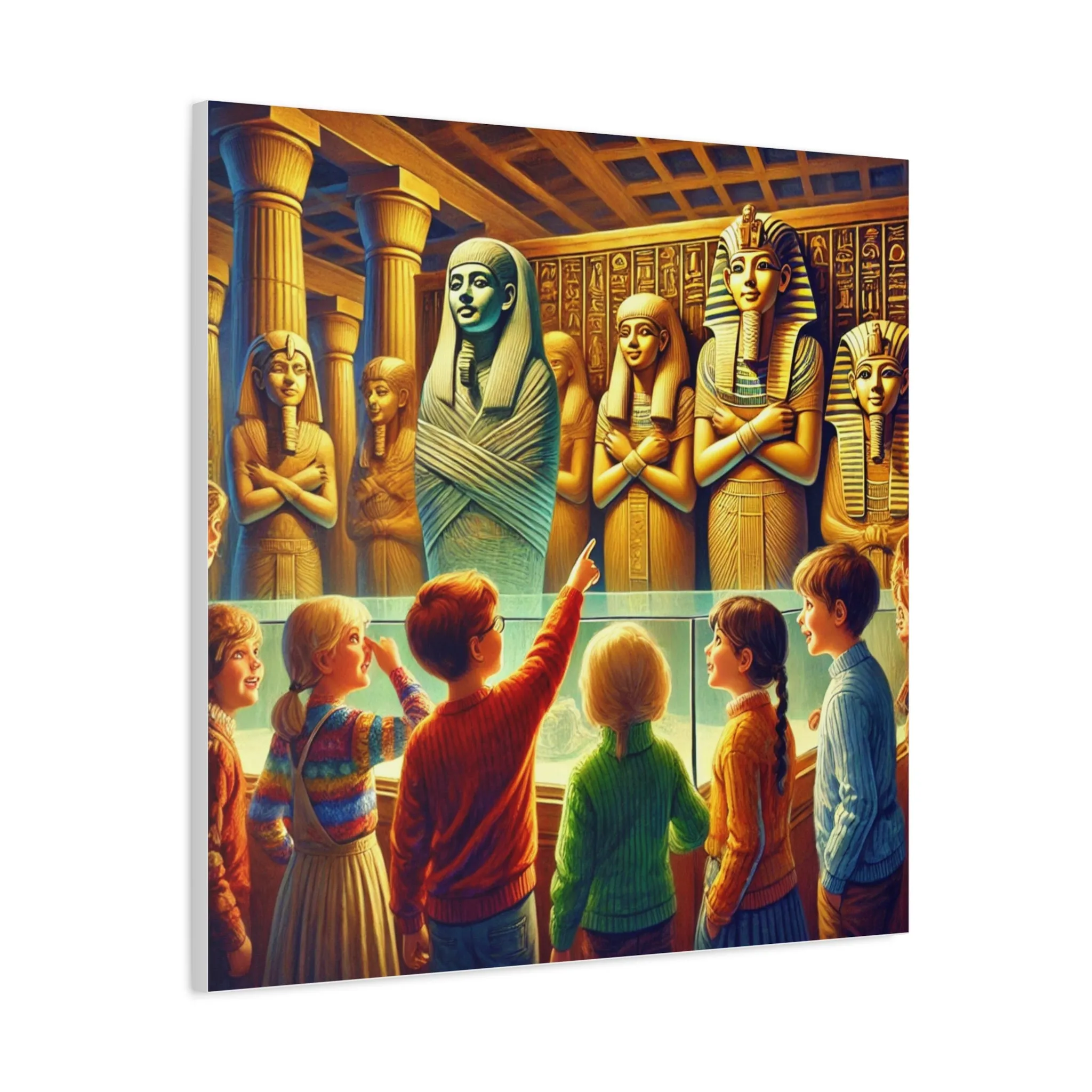 Egyptian Adventure Wall Art - Matte Canvas, Stretched, Gifts for friends, Gifts for love ones, Home decoration, Office decoration