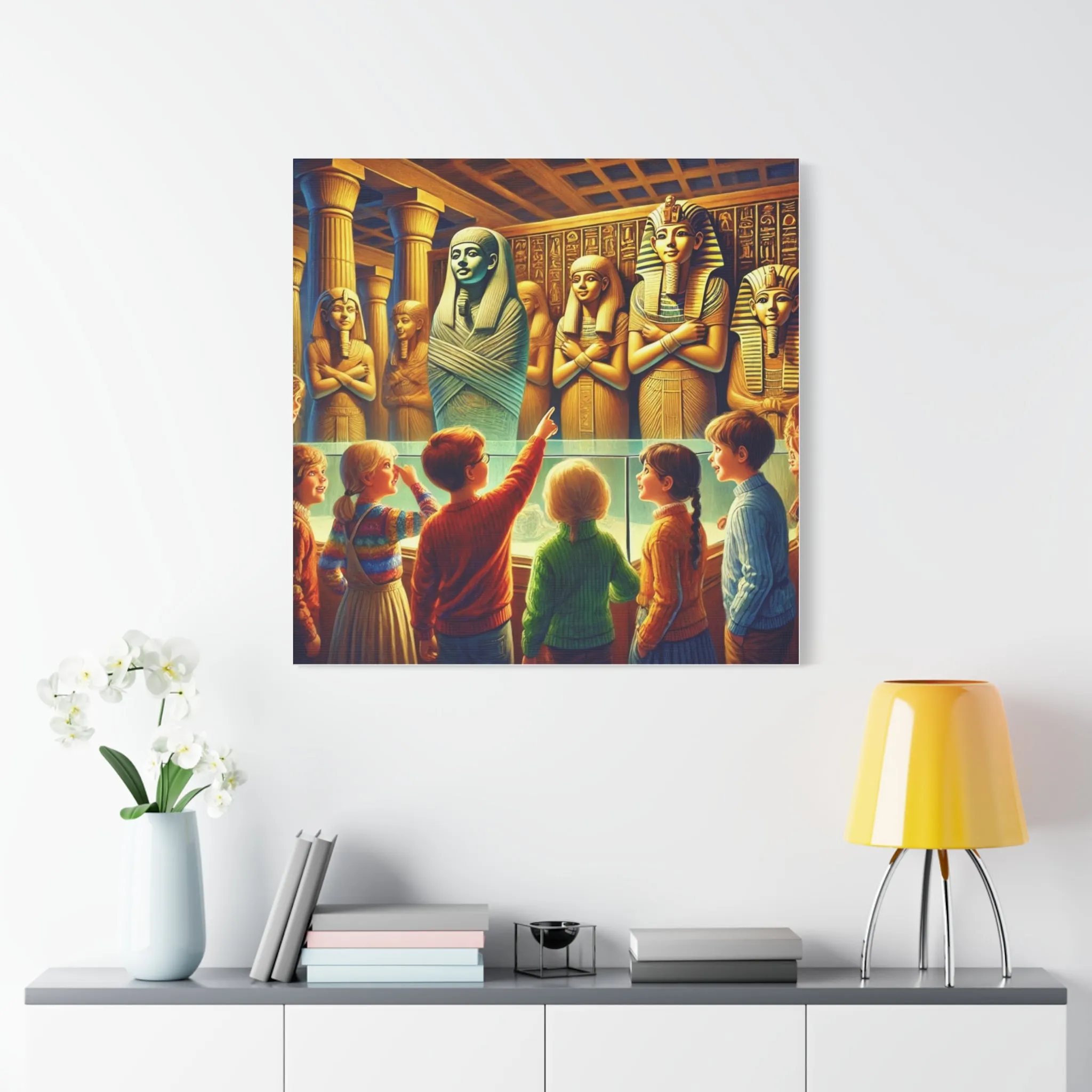 Egyptian Adventure Wall Art - Matte Canvas, Stretched, Gifts for friends, Gifts for love ones, Home decoration, Office decoration