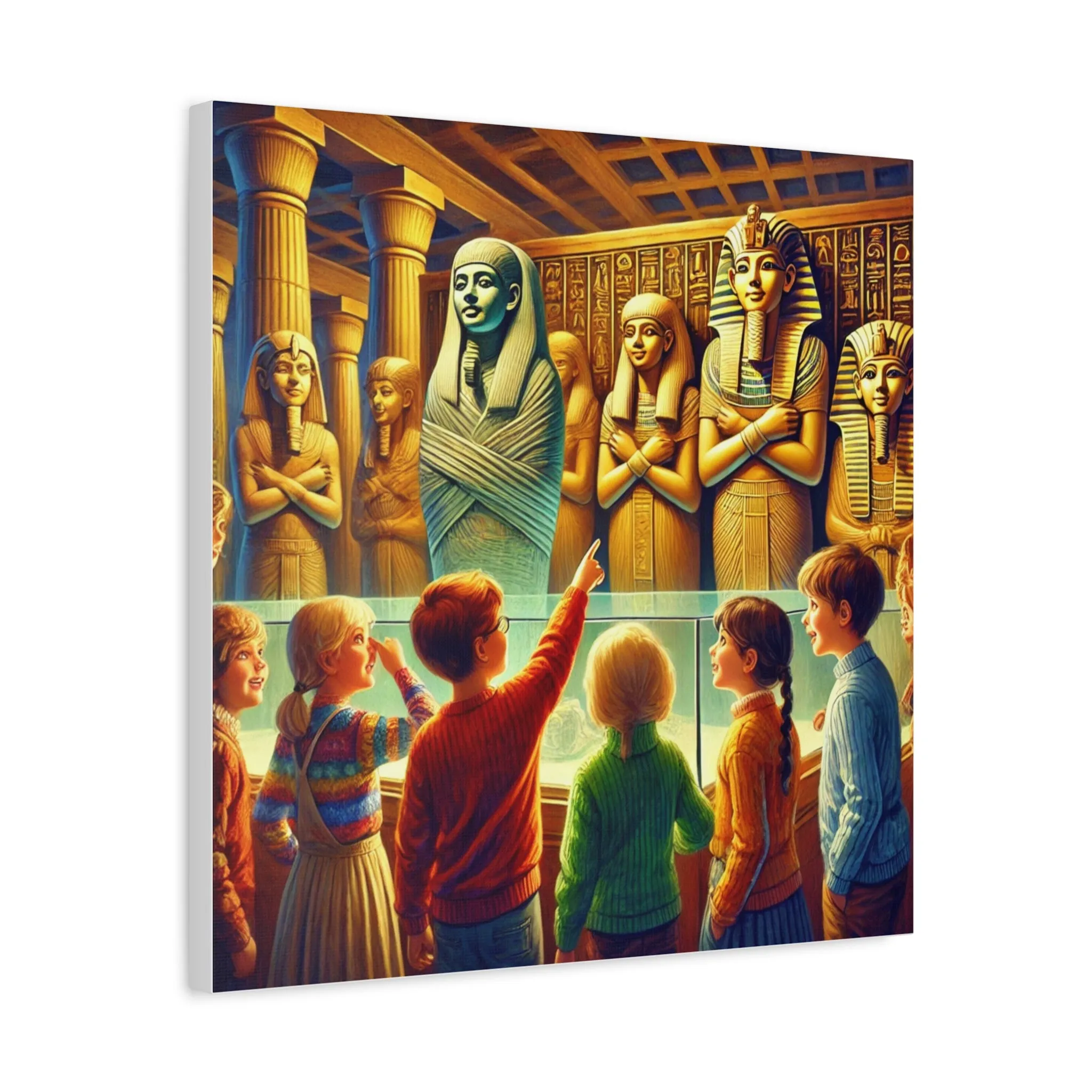 Egyptian Adventure Wall Art - Matte Canvas, Stretched, Gifts for friends, Gifts for love ones, Home decoration, Office decoration